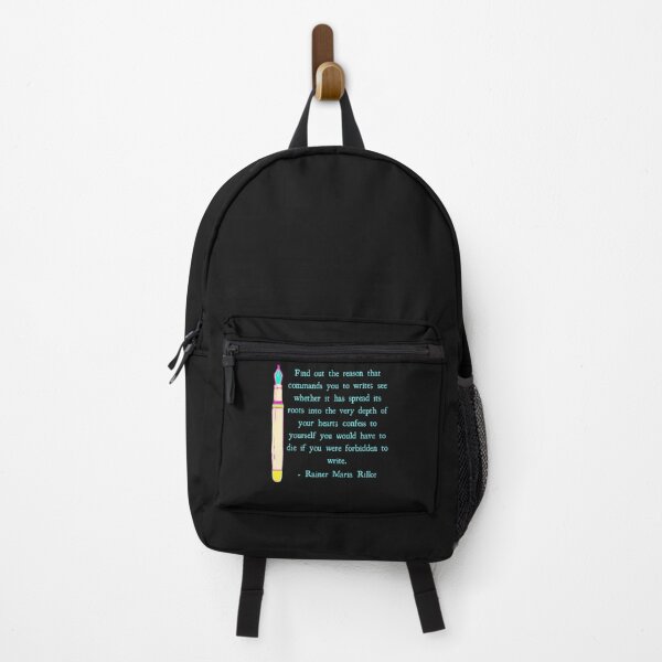 Item preview, Rainer Maria Rilke Writing Quote designed and sold by DesignsofNote.