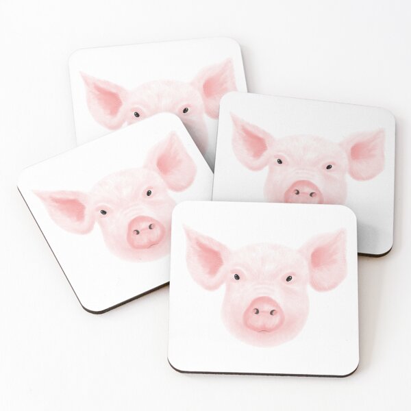 Item preview, Pig digital artwork cute animal designed and sold by Thought2reality.