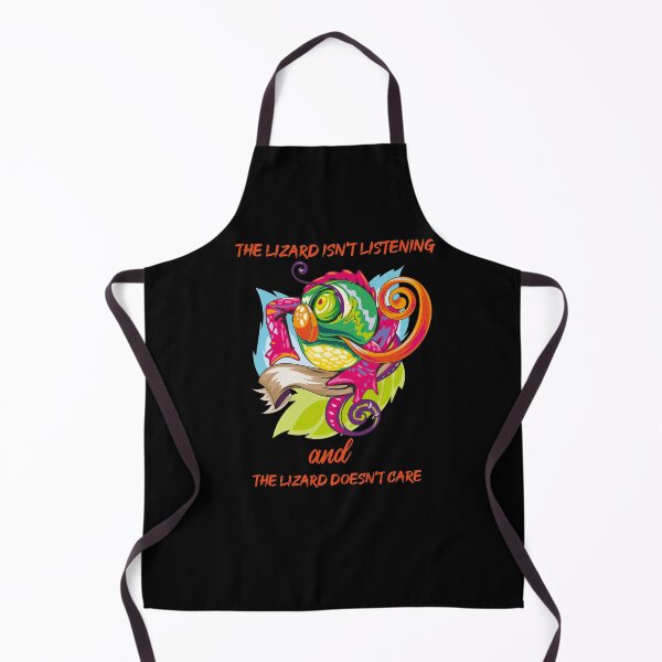 Item preview, The lizard isn't listening and the lizard doesn't care. cool lizard Owner gifts designed and sold by DANT-shirts.