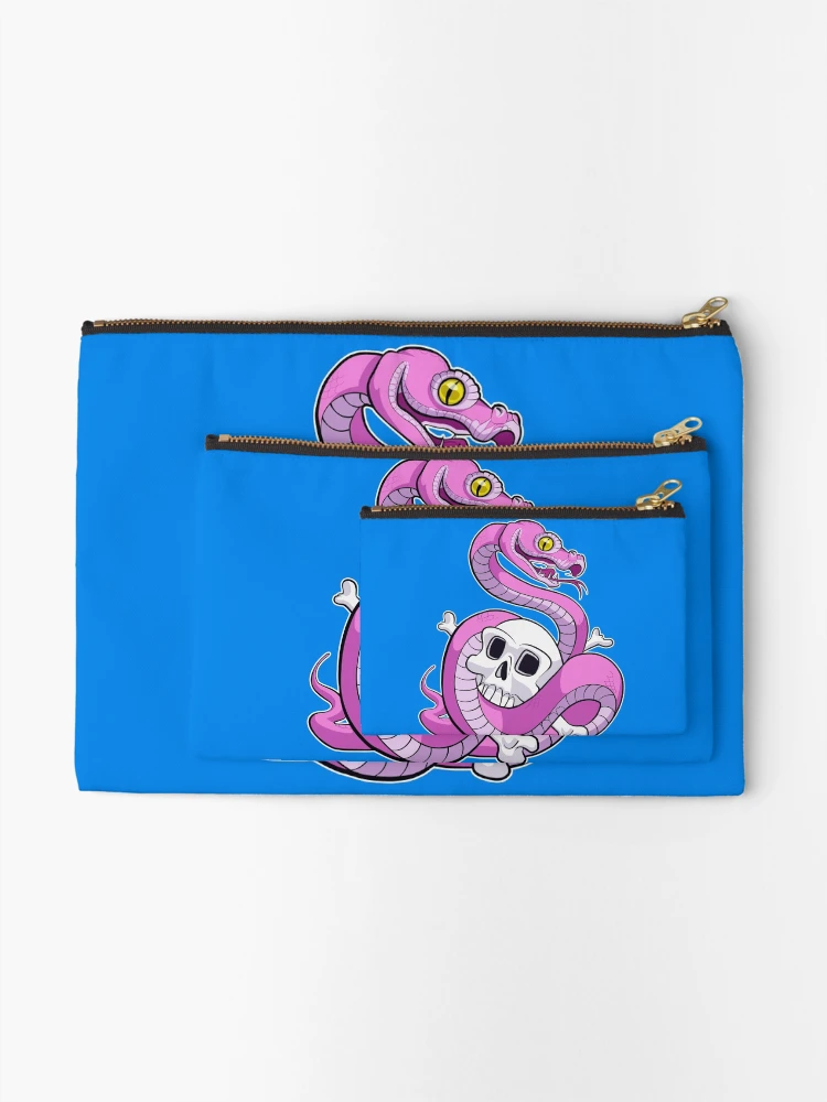 Thumbnail 2 of 4, Zipper Pouch, Pink Python designed and sold by LaserDatsun.