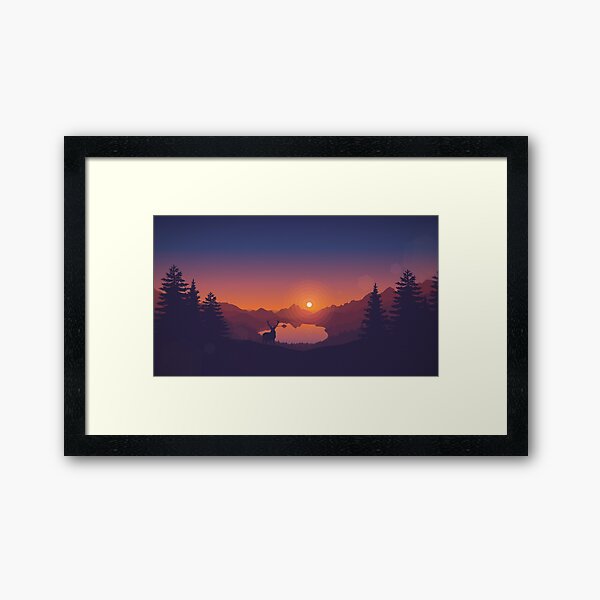 Sunset Framed Art Print