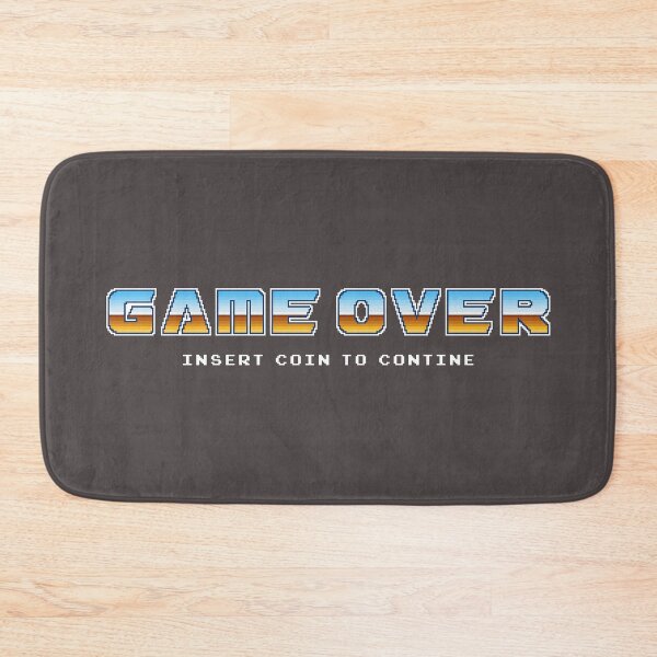 Item preview, Game Over. Insert coin to continue designed and sold by pixeltogs.