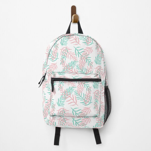 Item preview, Leaves in pink and mint green designed and sold by valdegilde.