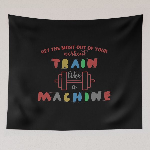 Item preview, Train Like A Machine, Get The Most Out Of Your Workout designed and sold by OrangePyramid.