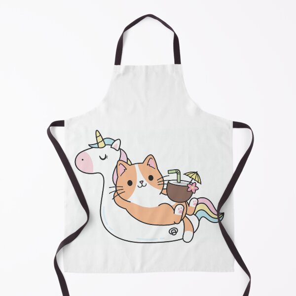 Item preview, Copy of Inner-tubing Unicorn Summer Kawaii Kitty designed and sold by WilmasIsland.