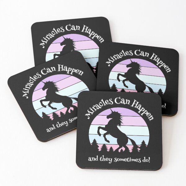 Item preview, Unicorn | Miracles Can Happen designed and sold by Einstein12345.