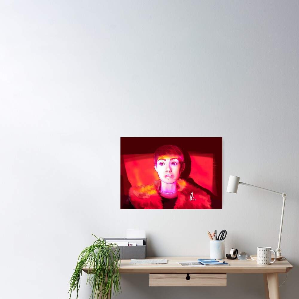 Red Girl Poster