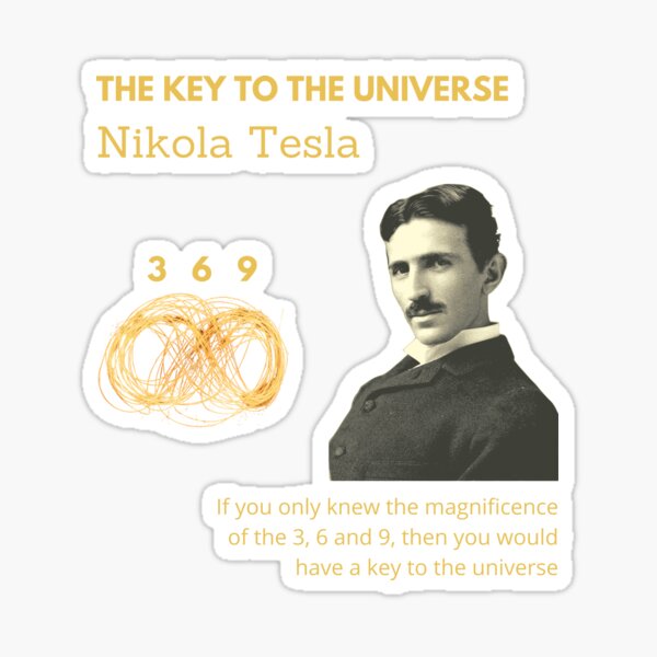 Artikel-Vorschau von Nikola Tesla 3 6 9 | Unendlich, designt und verkauft von Emma's New York Magic.