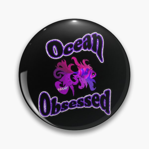 Item preview, Violet Crush Ocean Obsessed by Heather Nafe Art designed and sold by HeatherNafeArt.