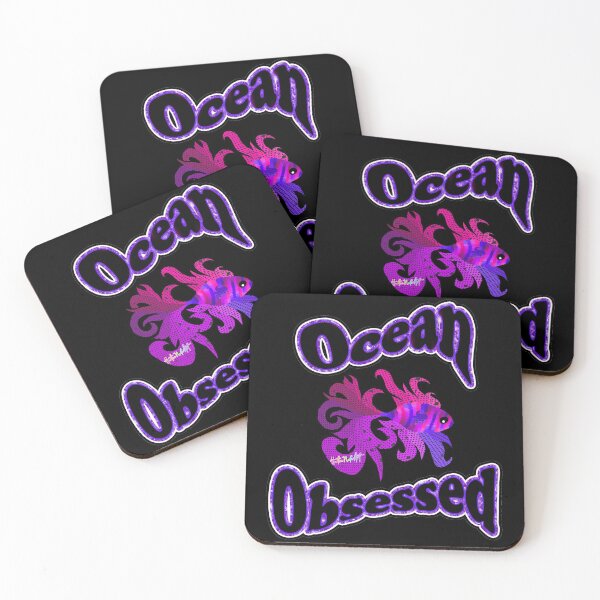 Item preview, Violet Crush Ocean Obsessed by Heather Nafe Art designed and sold by HeatherNafeArt.
