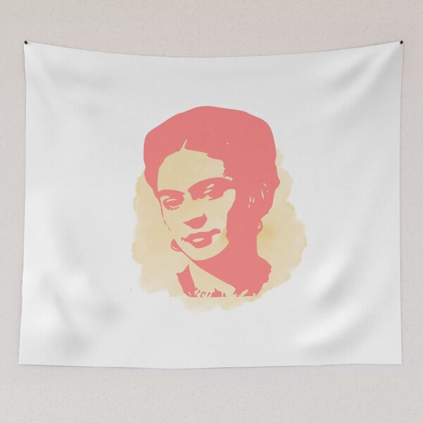 Item preview, Frida kahlo portrait feminist pink pop art designed and sold by MiloHarris.