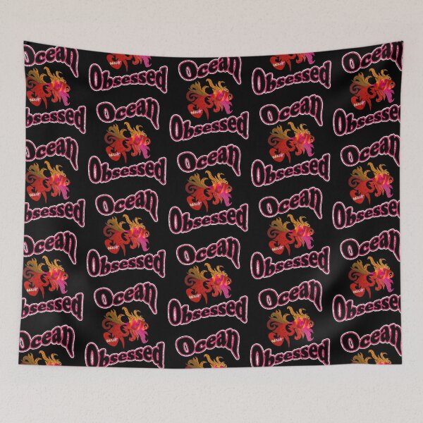 Item preview, Pink Sunset Ocean Obsessed by Heather Nafe Art designed and sold by HeatherNafeArt.