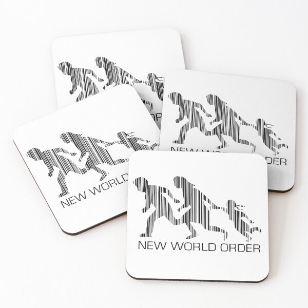 Item preview, New World Order T-Shirt Black Barcode designed and sold by ModernLogo.