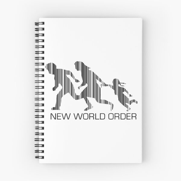 Item preview, New World Order T-Shirt Black Barcode designed and sold by ModernLogo.