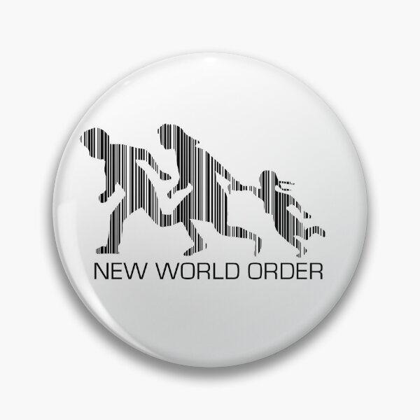 Item preview, New World Order T-Shirt Black Barcode designed and sold by ModernLogo.