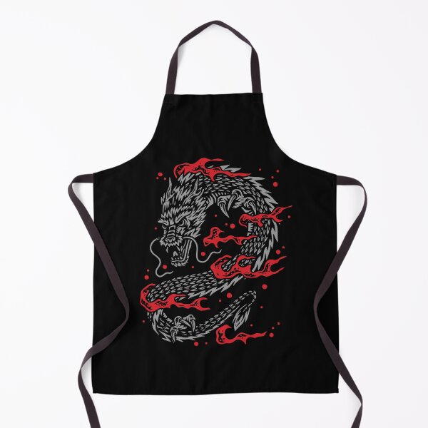 Item preview, Chinese Silver Dragon on Fire designed and sold by bouncymelon.