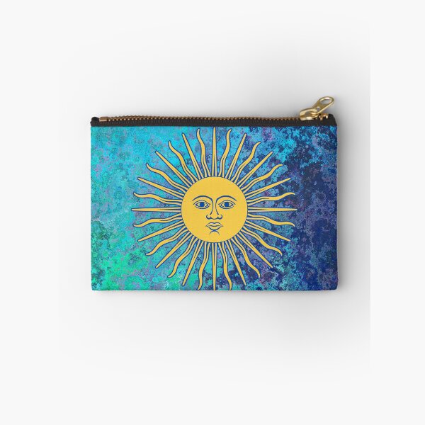 Item preview, Retro Hippie Sun Blue Paint designed and sold by Natasha Rolfe.