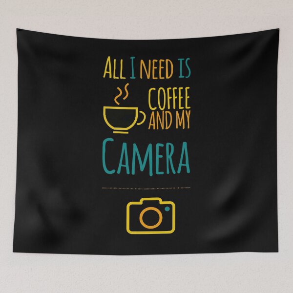 Item preview, All I need coffee and my camera designed and sold by mwebba2005.
