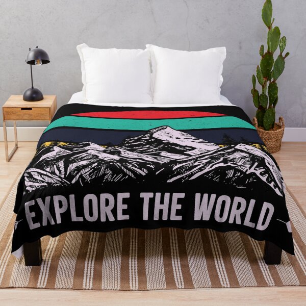 Item preview, Explore the world - Mountain Adventures designed and sold by Peak Pine View.
