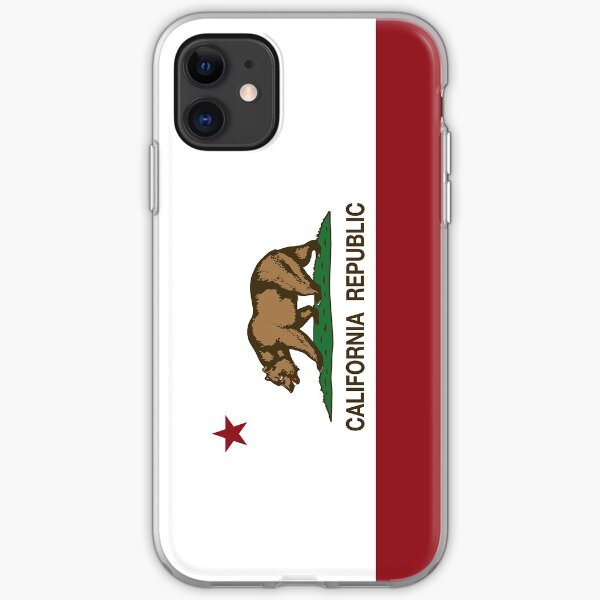 California Republic Flag iPhone Soft Case
