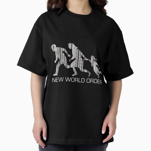 Item preview, New World Order White Bar Code designed and sold by ModernLogo.