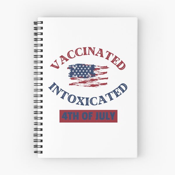 Item preview, Funny Vaccinated & Intoxicated 4th of july Gifts Holidays Independence Day designed and sold by sichaz.