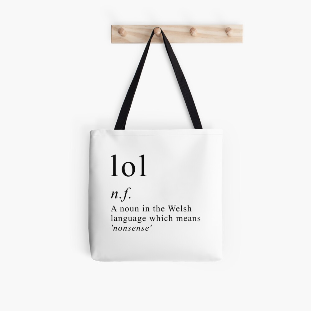 lol - Welsh noun definition  Art Print for Sale by Tirawen