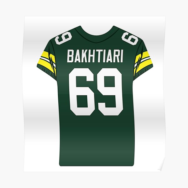 Men's Green Bay Packers David Bakhtiari Nike Green Game Jersey