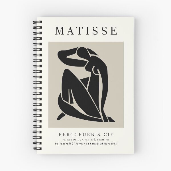 Item preview, Matisse homage Modern Gallery Cut out Nu Bleu, Nude black woman Neutral Feminine Color Wall decor Print designed and sold by AtelierDiKoko.