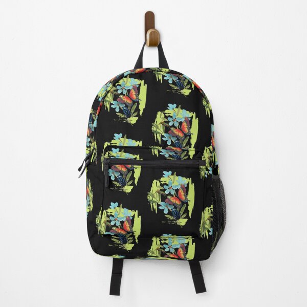 Item preview, Colorful Native Wildflowers With Beetle and Butterfly Design designed and sold by EarthArtDesigns.