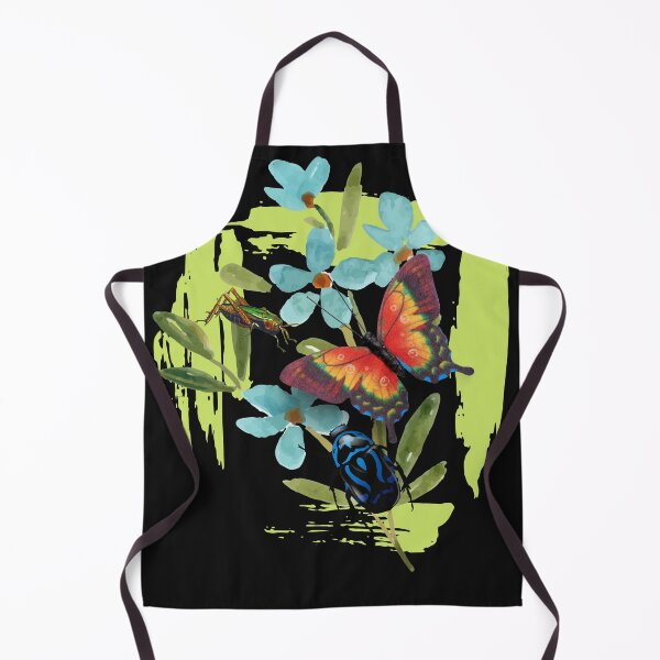 Item preview, Colorful Native Wildflowers With Beetle and Butterfly Design designed and sold by EarthArtDesigns.