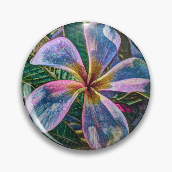 Item preview, Rainbow Plumeria designed and sold by Fire Angel Creations.