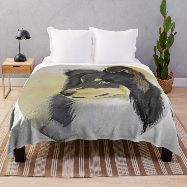 Item preview, watercolor australian sheepdog designed and sold by LiliDN.