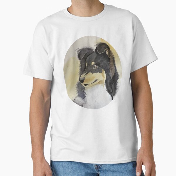 Item preview, watercolor australian sheepdog designed and sold by LiliDN.