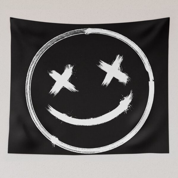 Item preview, Copy of Scary Dead Hand Drawn Styled Emoji Face White designed and sold by WearWolfDesigns.
