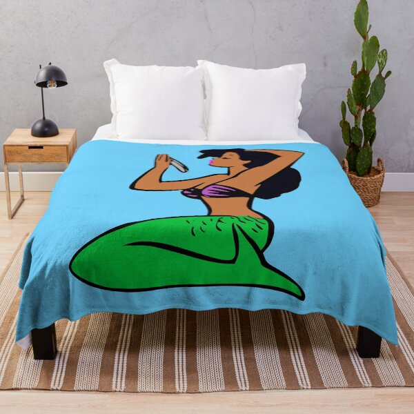 Item preview, afro latina mermaid designed and sold by Gossip Rag.