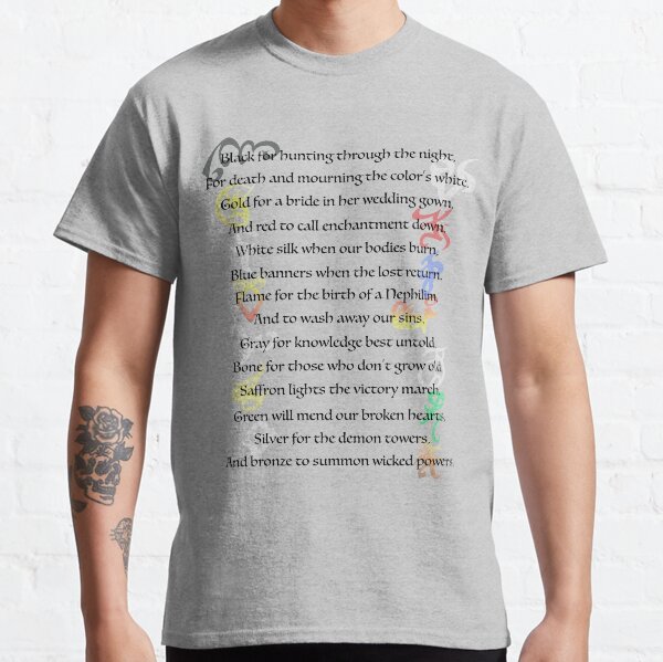 Shadowhunters Nursery Rhyme Classic T-Shirt