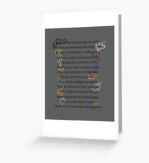 Shadowhunters Nursery Rhyme Greeting Card