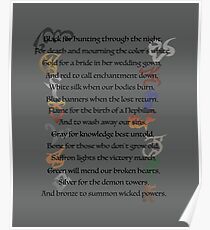 Shadowhunters Nursery Rhyme Poster