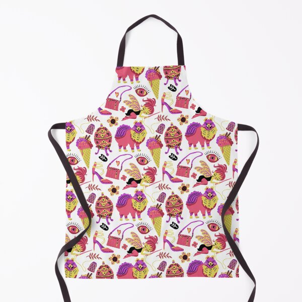 Item preview, Cute, pink, romantic, and vintage pattern illustration designed and sold by GreissDesign.
