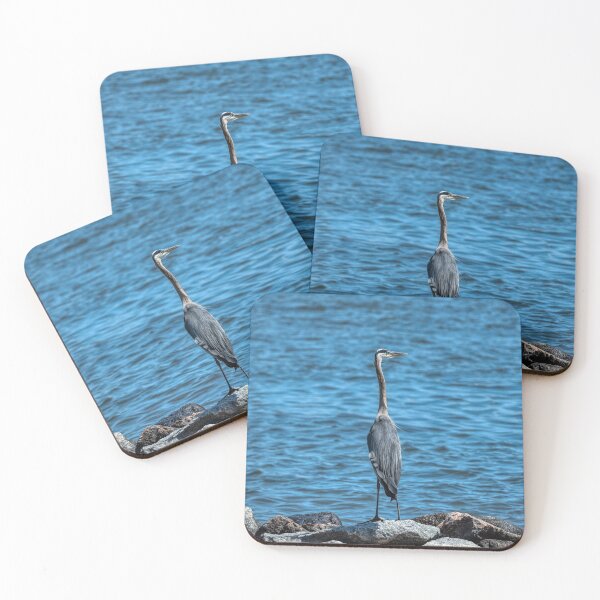 Item preview, Great Blue Heron Standing Tall designed and sold by ShorelineImages.