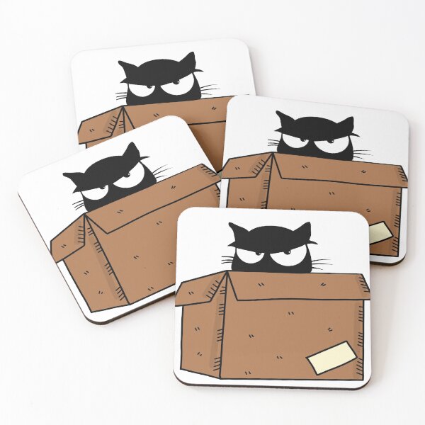 Item preview, Cat In A Box. Funny cats designed and sold by VikGen.