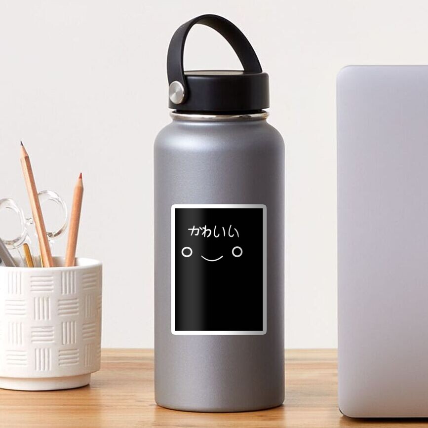 "Kanji smiley face" Sticker by leoschuller Redbubble