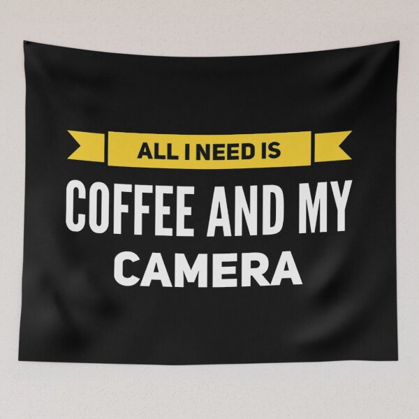 Item preview, All I Need Is Coffee And My Camera designed and sold by suver.