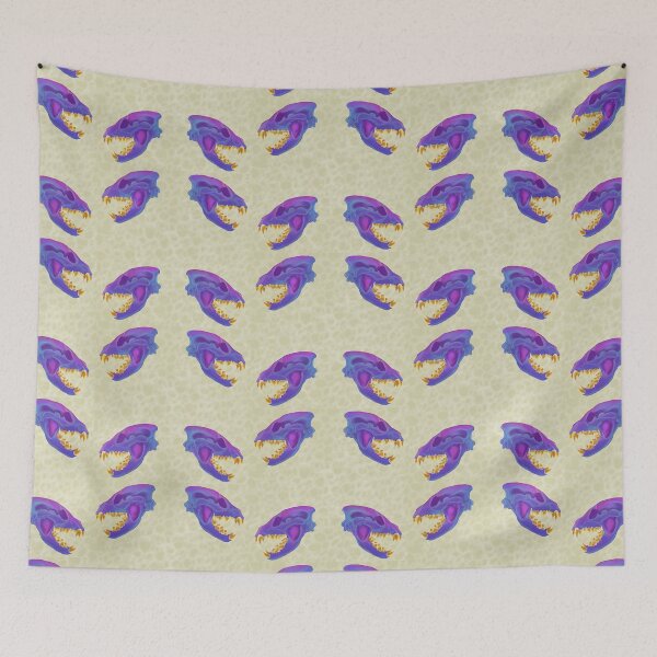 Item preview, Diaphonized Hyena Skull Gold Teeth Cream designed and sold by Ashley Gagnon.