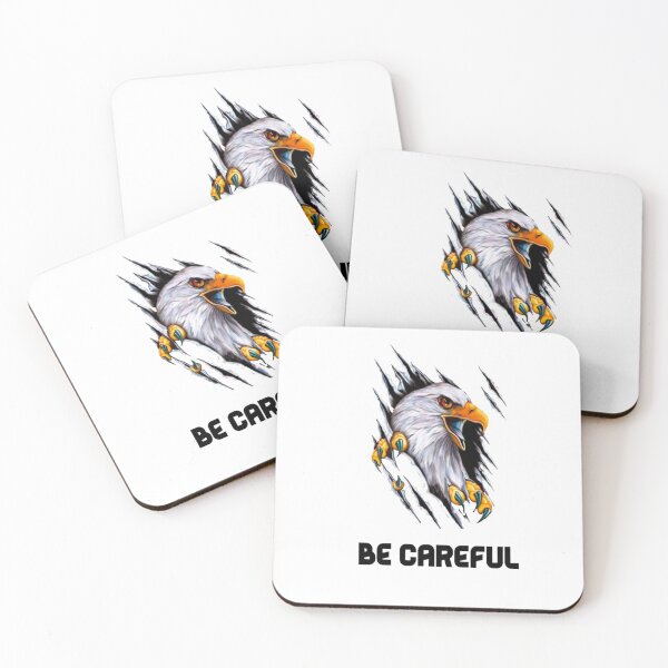 Item preview, Be careful Design of an eagle tearing a T-shirt designed and sold by coolt-sherit.