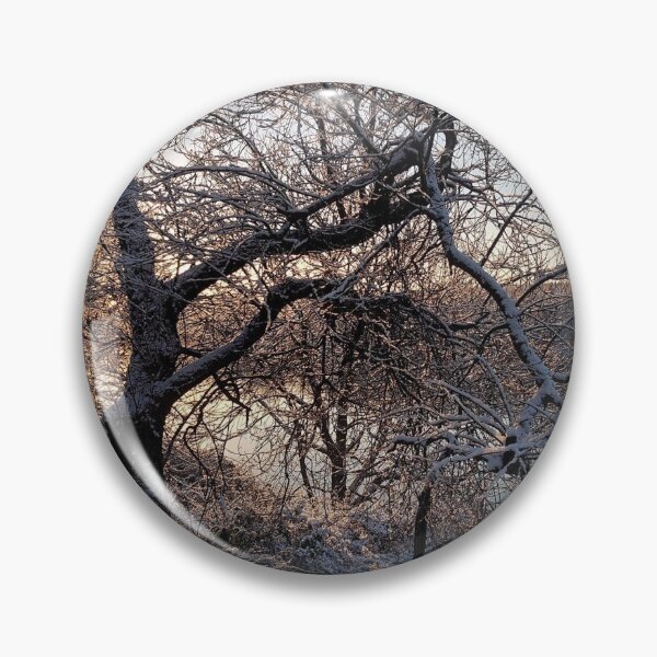 Item preview, Snowy Tree on the River Clyde designed and sold by FlikeNoir.