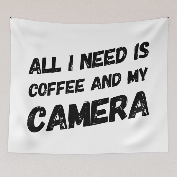 Item preview, All I Need Is Coffee And My Camera designed and sold by suver.