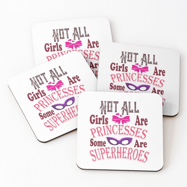 Item preview, Not All Girls are Princesses Some are Superheroes designed and sold by AMZIL-ZA.
