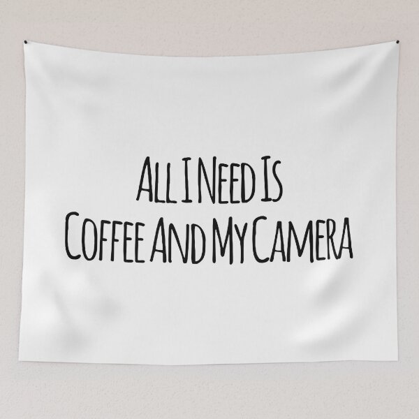 Item preview, All I Need Is Coffee And My Camera designed and sold by suver.